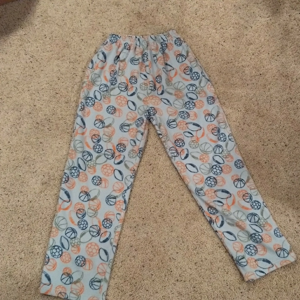 Boys fleece pajama bottoms size large 14/16